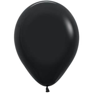 5in Deluxe Black Latex Balloons 100ct | Balloons