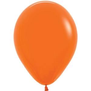 5in Fashion Orange Latex Balloons 100ct