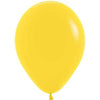 5in Fashion Yellow Balloons 100ct