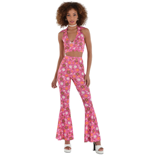 60s Halter Top_Pants Set