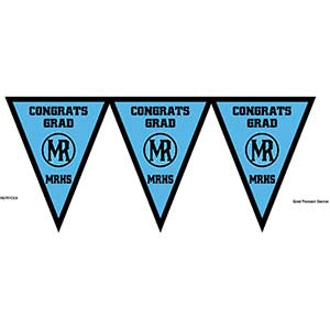 High School Pennant Banner | Graduation