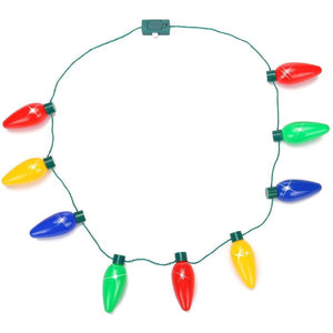 Lotsa Lites Jumbo Holiday Necklace -DM (X-JMBO) | Christmas