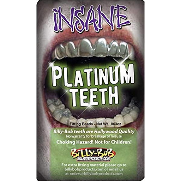 Insane Platinum Teeth -Billy Bob Teeth SS2P