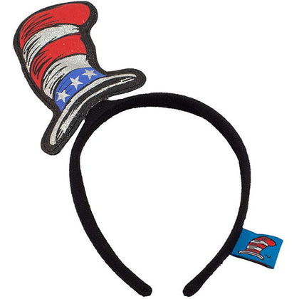 cat in the hat patriotic headband