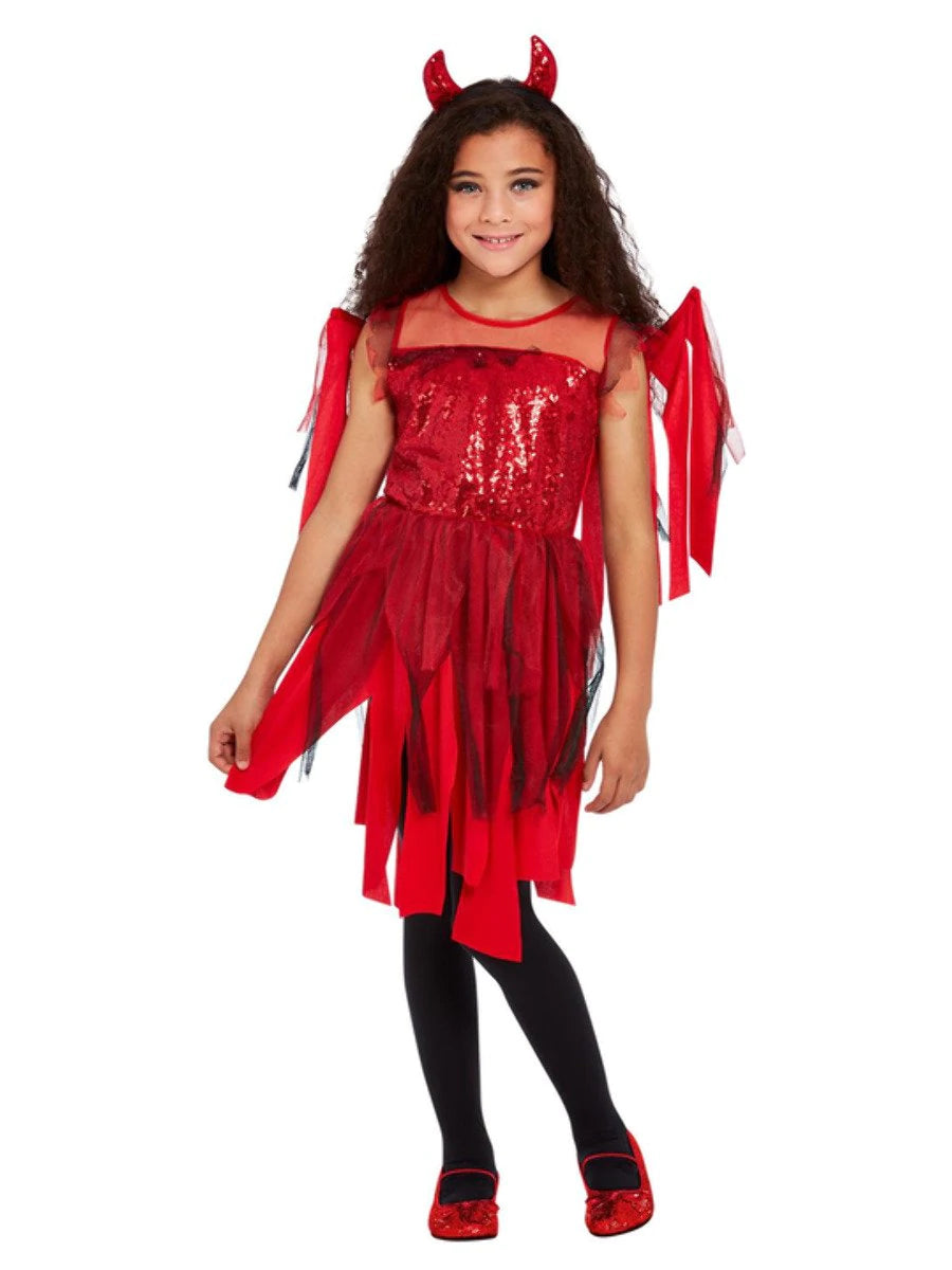 Girls Punk Devil Costume | Child