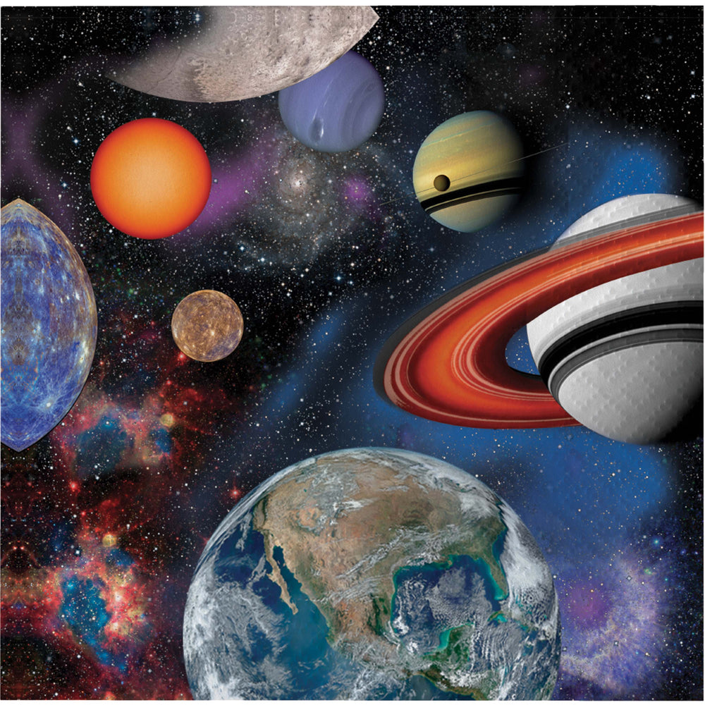 Space Ship Beverage Napkins | Kid's Birthday