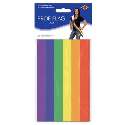 Pride Flag Satin Sash | Pride