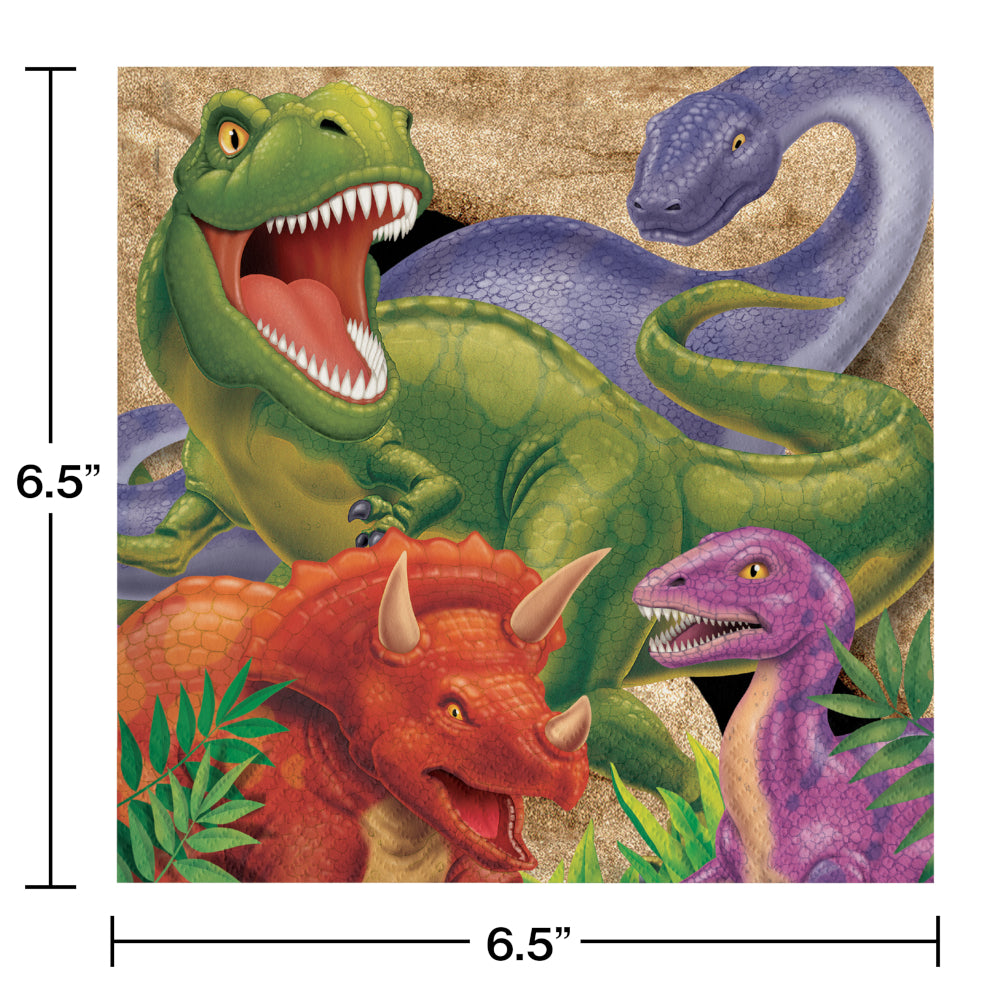 Dino Blast Luncheon Napkins | Kid's Birthday