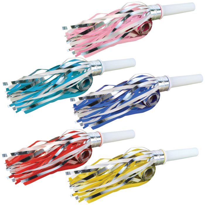 Fringed Party Blowouts 4pc | General Entertaining