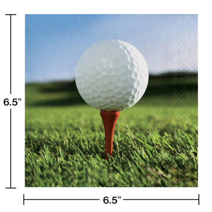 Sports Fanatic-Golf Lunch Napkin 16ct | Sports