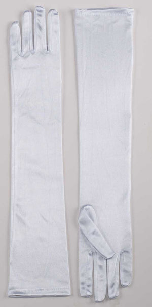 Long Satin Dress Gloves | Adult