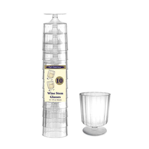 wine stem glasses
