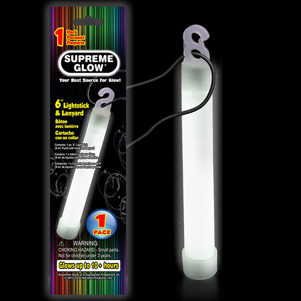 Supreme Glow 6" Lightstick & Lanyard