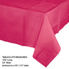 Hot Magenta Rectangular Paper Table Cover | Solids