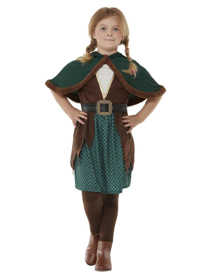 Girls Forest Archer Costume | Child
