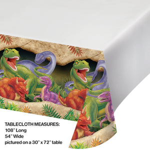 Dino Blast Plastic Table Cover | Kid's Birthday