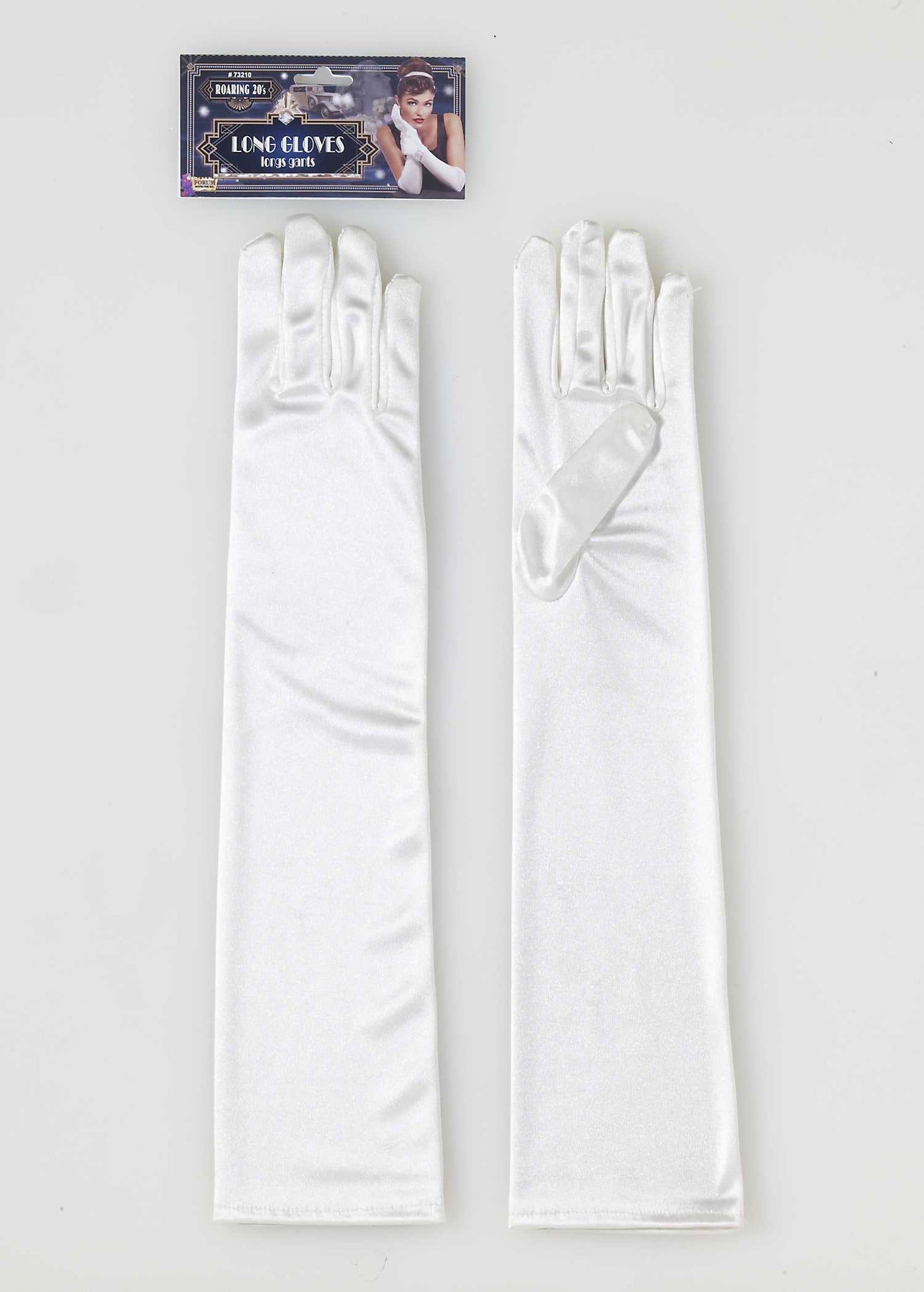 Long Satin Gloves | Adult