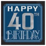 Milestones 40 Beverage Napkins
