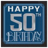 Milestones 50 Beverage Napkins