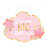 Pink Baby Shower "Oh Baby" Hanging Sign | Baby Shower