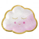 Oh Baby Cake Plate - Pink | Baby Shower