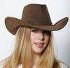 brown cowboy hat