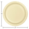 Ivory 7in Paper Plates 24ct | Solids