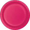 Hot Magenta 7in Paper Cake Plates 24ct | Solids