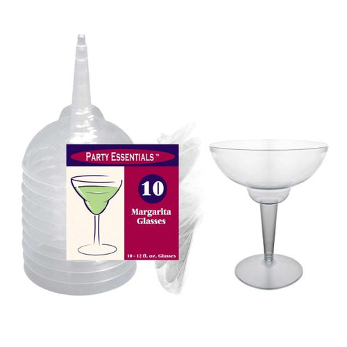 2pc. Margarita Glasses - Clear 10ct. N121021
