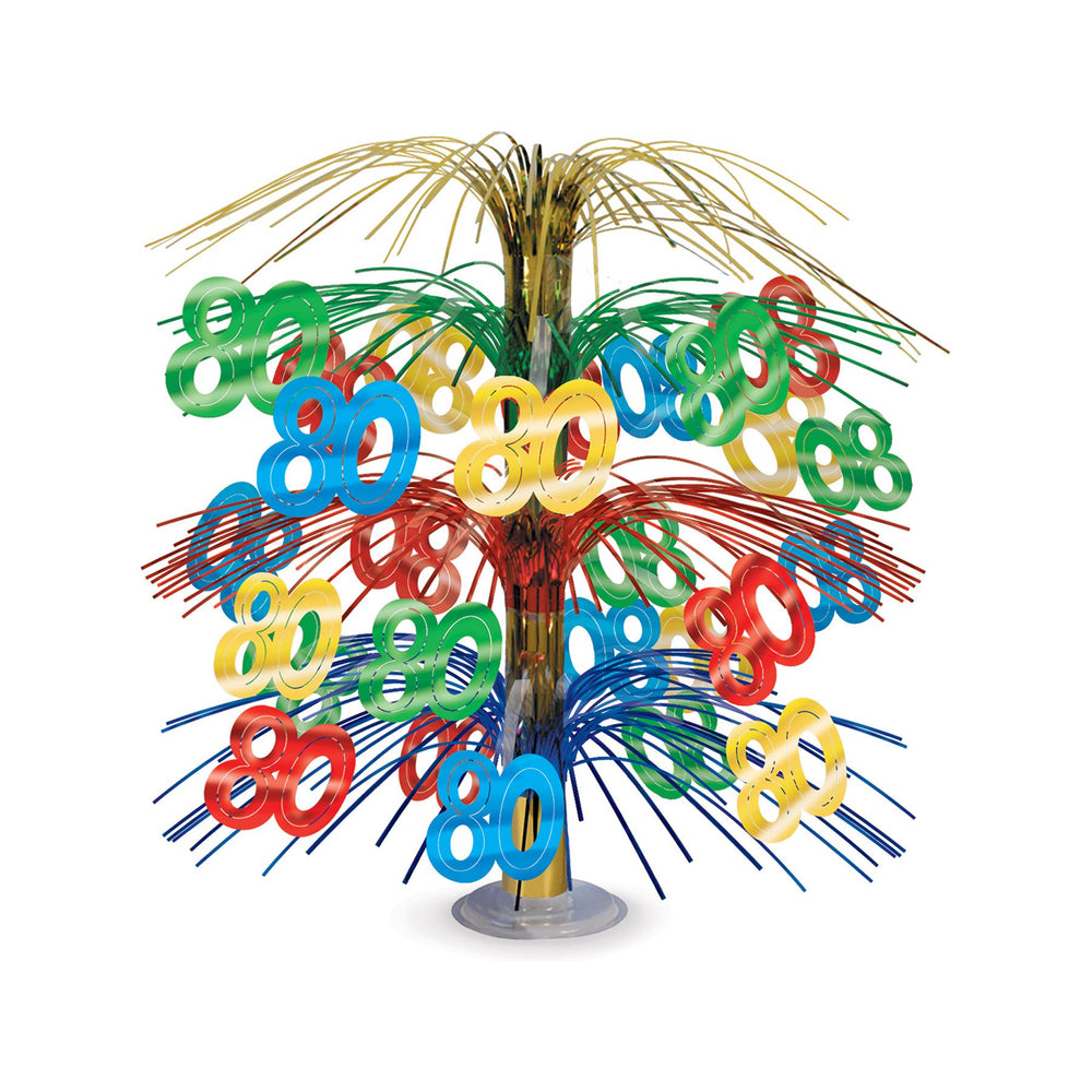 80th Birthday Cascade Centerpiece