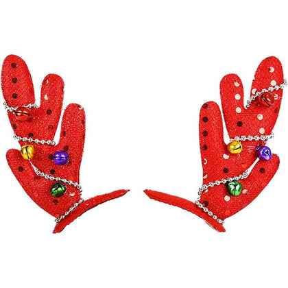 Jinglettes Reindeer Bell Barettes -DM (X-ANTC) | Christmas