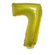 Holographic Gold 16in Air Filled Mylar Number