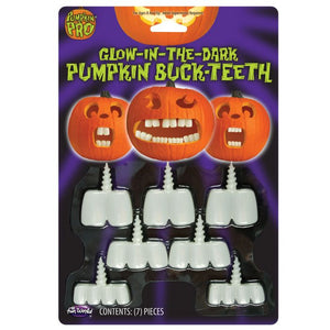 Glow in the Dark Pumpkin Fangs/Teeth