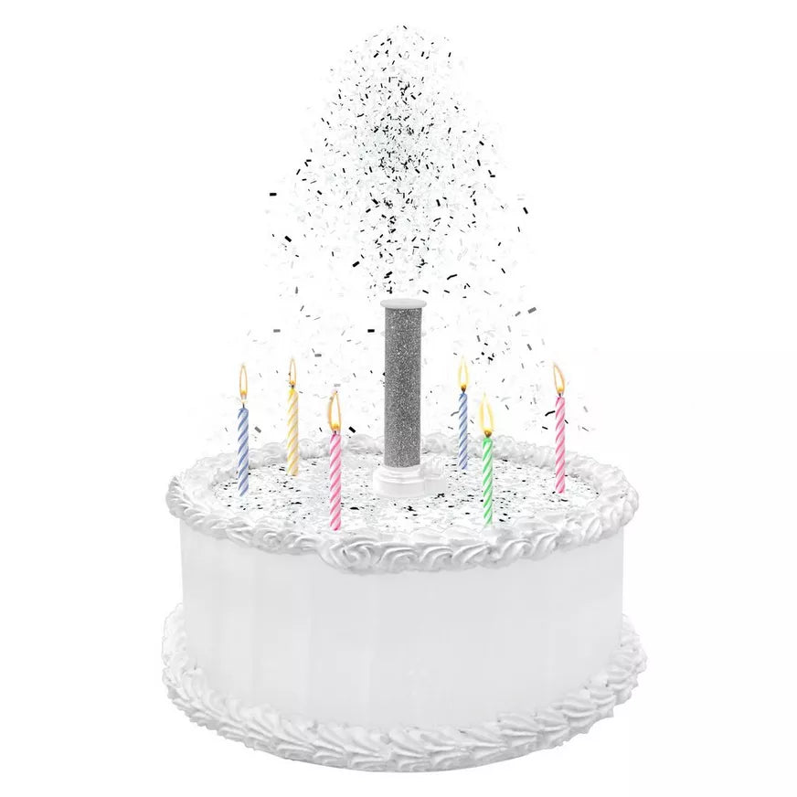 Metallic Party Popper Cake Topper