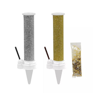 Metallic Party Popper Cake Topper