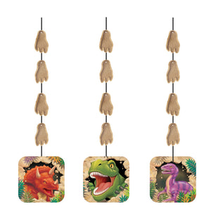 Dino Blast Hanging Cutout Decorations | Kid's Birthday