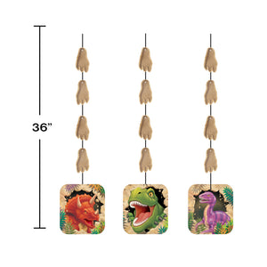 Dino Blast Hanging Cutout Decorations | Kid's Birthday