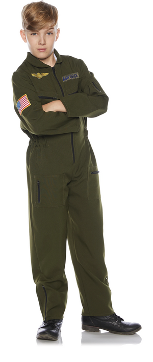 Zippered jumpsuit top gun