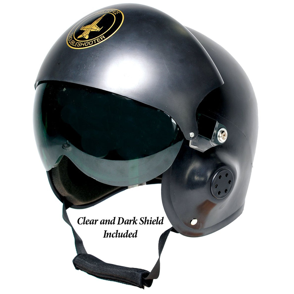Shield and chin strap