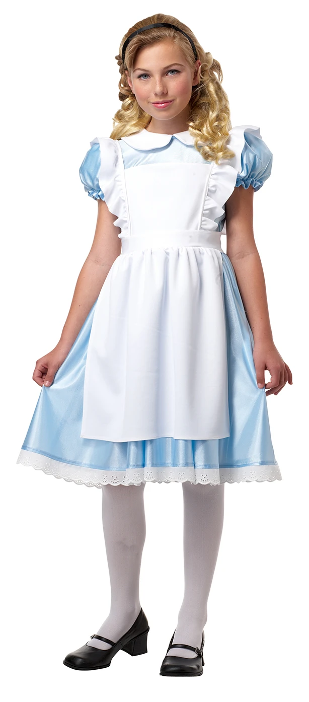 Wonderland Blue and White Dress