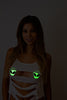 Alien Neon Green Glow in the Dark Nipple Pasties by Pastease®