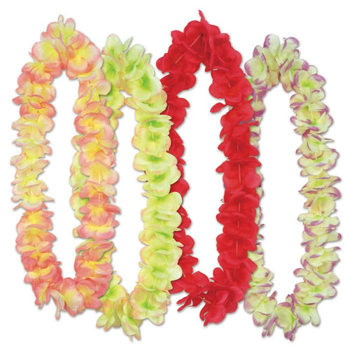Aloha Floral Leis 4pc | Luau