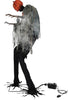 Animated Scorched Scarecrow Prop With Fog Machine