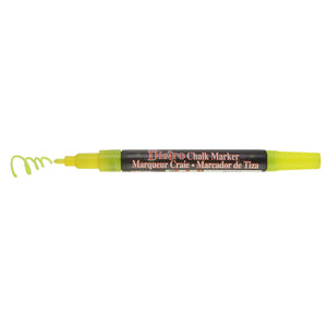 Use fine point Bistro Chalk Markers on chalkboards, light boards, windows, windshields, and most non-porous surfaces. A wonderful way to create chalkboard art to attract attention and increase sales. They are opaque, water based, pigmented, erasable with a damp cloth.  Specifications Pigmented Erasable with a damp cloth 3mm fine point tip Item# 482