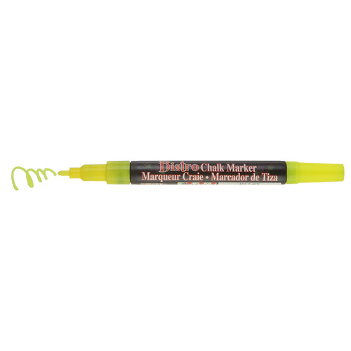Use fine point Bistro Chalk Markers on chalkboards, light boards, windows, windshields, and most non-porous surfaces. A wonderful way to create chalkboard art to attract attention and increase sales. They are opaque, water based, pigmented, erasable with a damp cloth.  Specifications Pigmented Erasable with a damp cloth 3mm fine point tip Item# 482