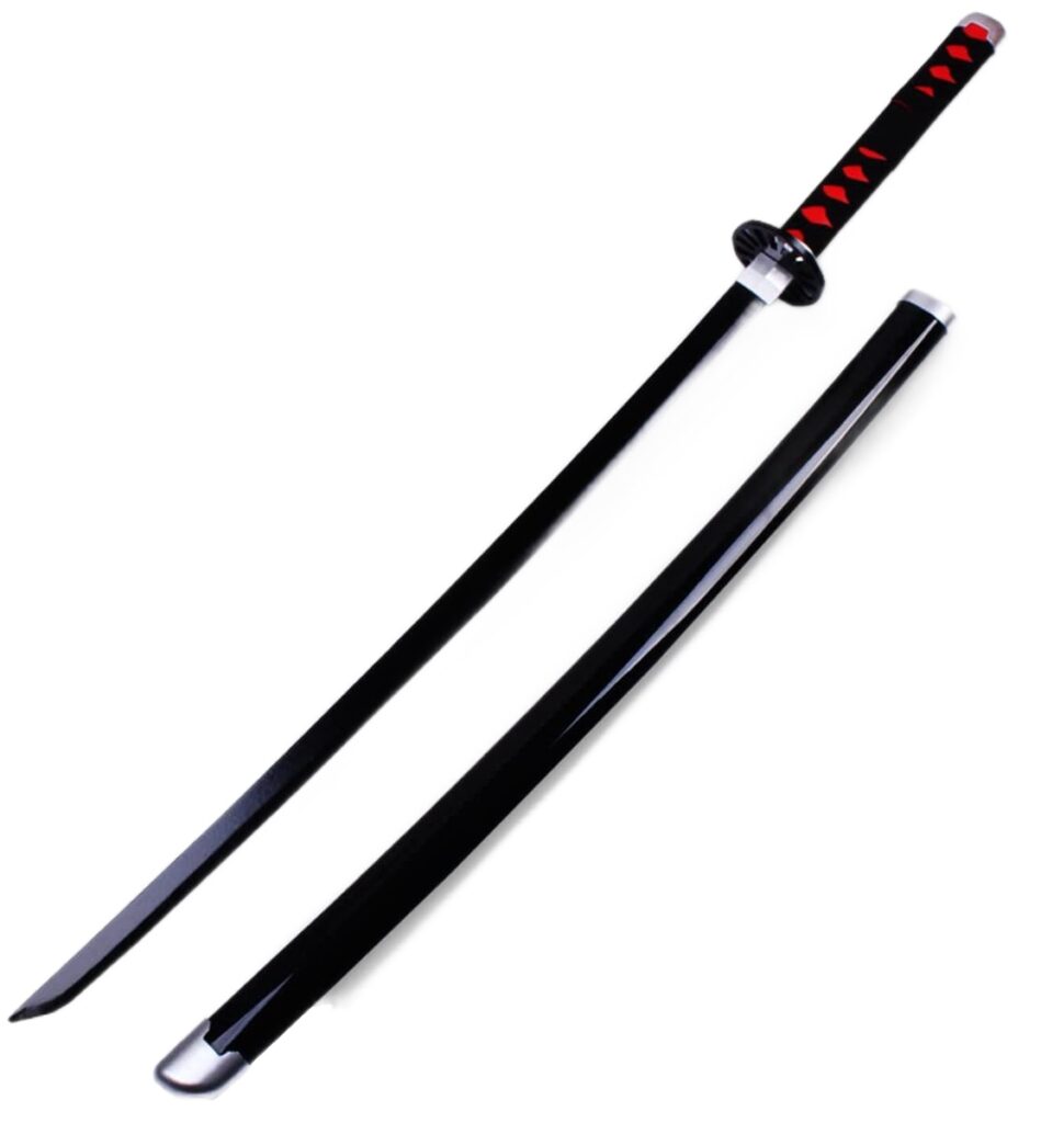BAMBOO BLADE DEMON SWORD | BLACK/RED