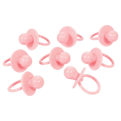 Baby Shower Large Pacifier Charms Pink | Baby Shower