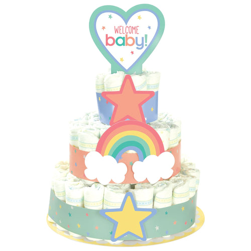 Diaper Cake Kit | Baby Shower