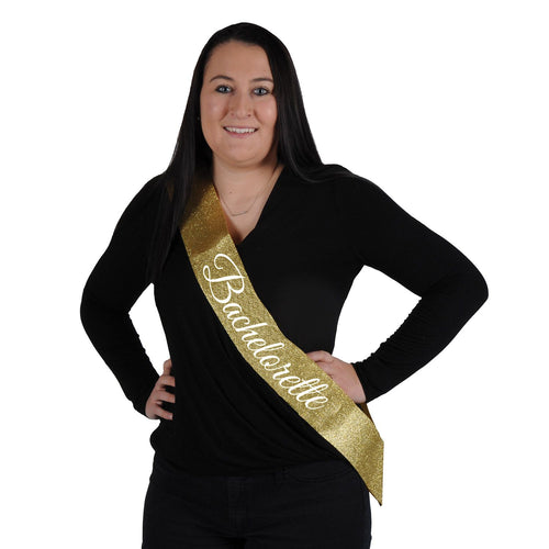 Bachelorette Glittered Sash