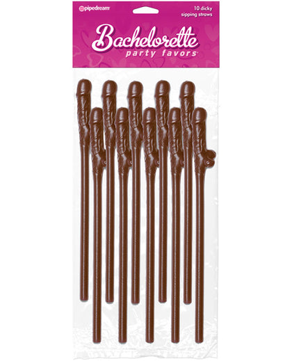 Brown Pecker Straws | Bachelorette